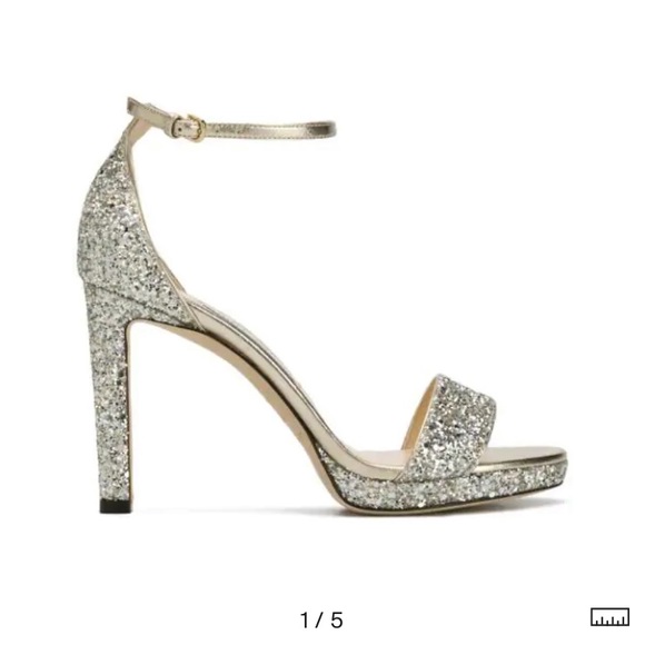 Brand New, Never Worn Jimmy Choo Moon Sand Misty 120 Suede Heeled Sandals - Picture 1 of 6